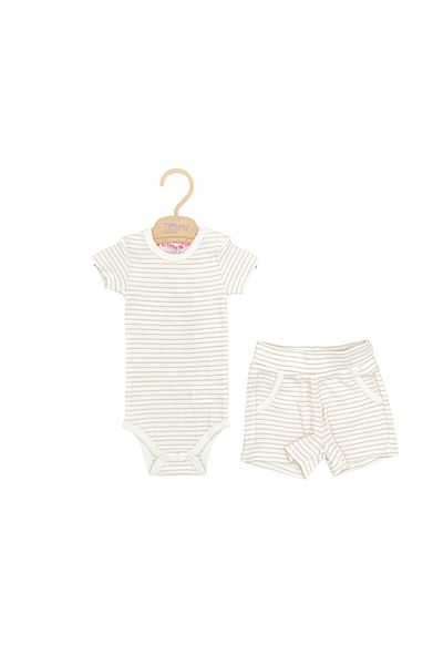 Tiffany Baby Kıds Tiffany Baby Organic Theme Double Snap Set 88012