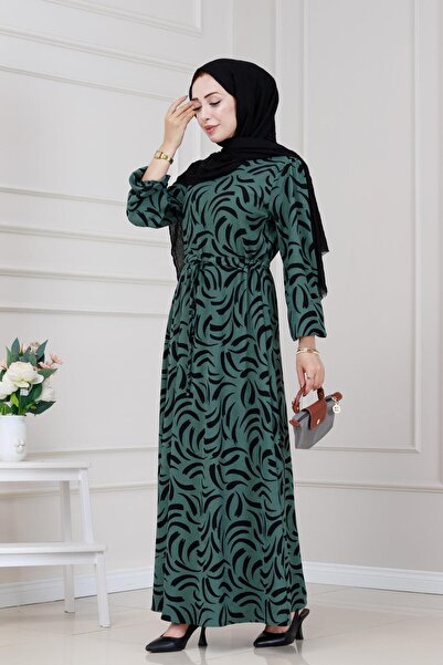 Sevitli Beli Tünelli Karin ruha – smaragdzöld