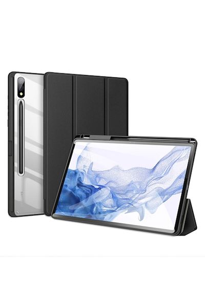Dux Ducis Husa pentru Samsung Galaxy Tab S9+, Toby, Elite Armor, Neagra