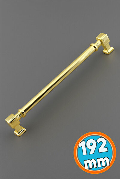 NZB Mobilya Çekmece Mutfak Dolabı Dolap Kulpları Kulb 19.2 cm Gold Altın Metal Kulp 192 mm