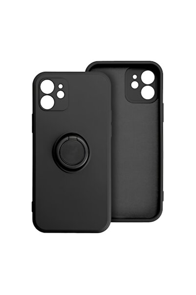 e-Eunoia Art Carcasă de protecție pentru Xiaomi Redmi 13C, inel din silicon, Xtreme Armor, neagră