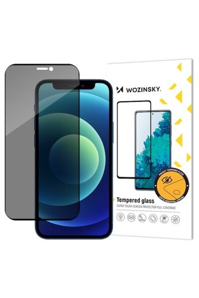 WZK Protector de ecran de confidențialitate AntiSpy pentru Apple iPhone 12 Pr...