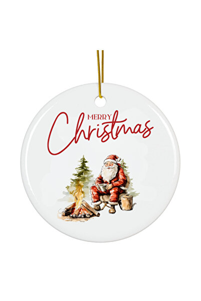 OEM Ornament Acrilic Craciun, 8 cm, brad Christmas