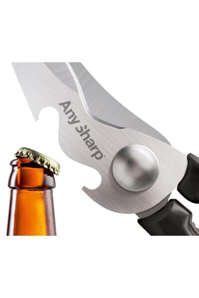 AnySharp Multifunctional Scissors IJWSIZZ, 23 cm, Steel (Black/Blue)