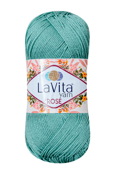 LaVita Yarn Fir de tricotat manual Rose 100% acrilic 100gr (5215 VERDE VIOLET)