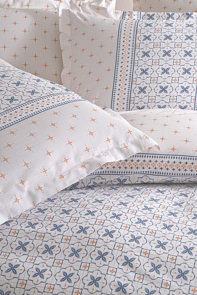Puffy Roan Single Duvet Cover Set - Indigo