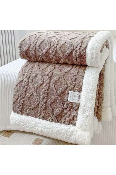 OEM Double blanket cocolino knitted type, with embossed pattern, , PBT6, 200X230 cm, 3 kg