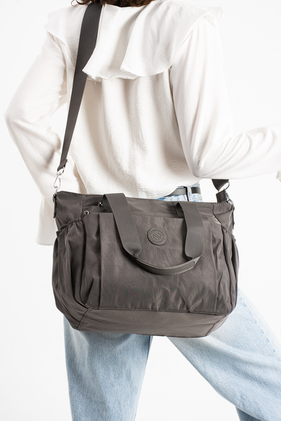 YOGII حقيبة نسائية كبيرة الحجم مكونة من 4 أقسام من قماش المظلة المقاوم للماء ...