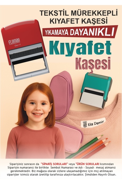 AYSACOPY Kıyafet Kaşesi Okul Kaşesi Öğrenci Kaşesi Kreş Anaokulu İlkokul Kuma...