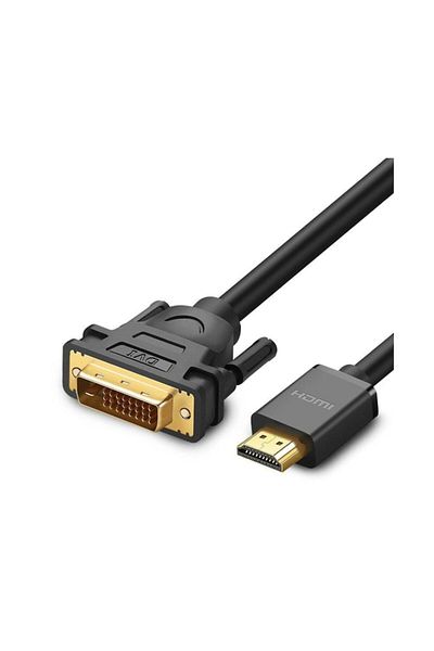 Bibilel HDMI to DVI D 24+1 Pin Video Cable, 5 m, Black