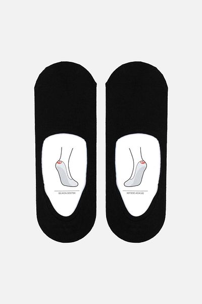 Parti Station 80% Cotton Ballerina Socks Set of 6 Non-Slip Heel Seamless Toe