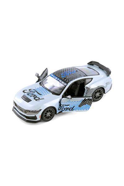 Kinsmart موديل سيارة فورد موستانج دارك هورس 2024 باللون الرمادي - نسخة محدودة