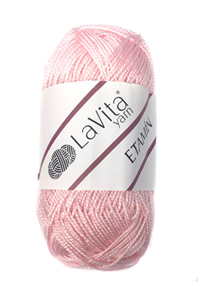 LaVita Yarn Etamin El Örgü İpi %100 Akrilik 30gr (0011 PEMBE)