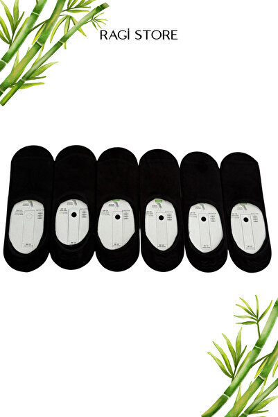 ragistore Pachet de 6 șosete antiderapante din silicon fără cusături Bamboo B...