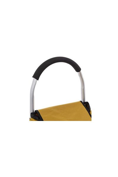 5five Simple Smart Orleans shopping trolley, yellow, aluminum frame, 44.5 x 37 x H 98 cm. 50 liters