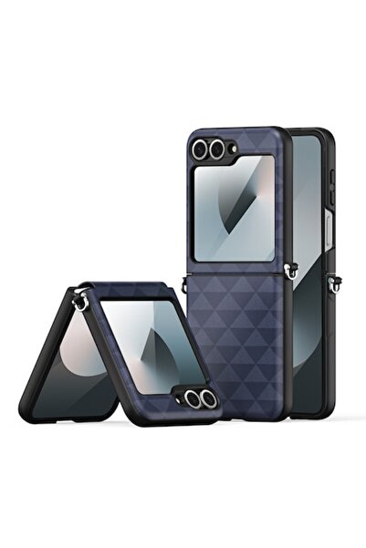 e-Eunoia Art Husă de protecție pentru Samsung Galaxy Z Flip6, R60, piele sint...