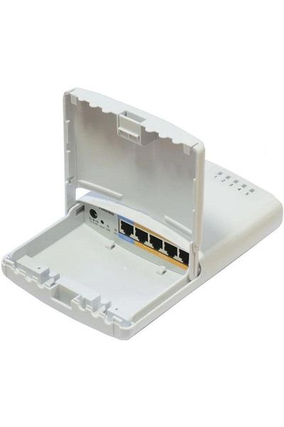 MIKROTIK Router Ethernet PowerBox RB750P-PBR2, Exterior, Carcasă impermeabilă, 5x10/100 Mbps, Intrare PoE, P