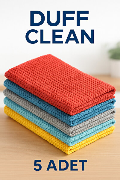 DUFF CLEAN Nova generacija profesionalnih mikrofiber krpa za čišćenje bez tra...