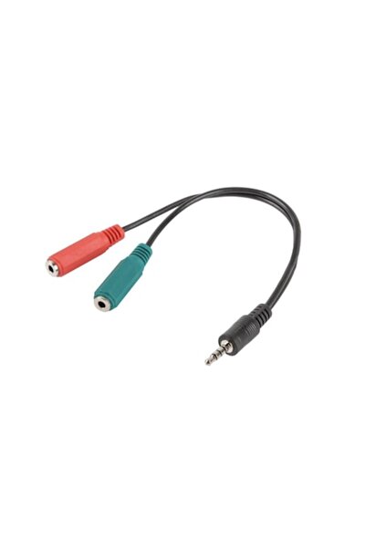 Bibilel Adaptor audio stereo Jack 3.5 mm 3 pini mascul la 2 x Jack 3.5 mm 3 p...