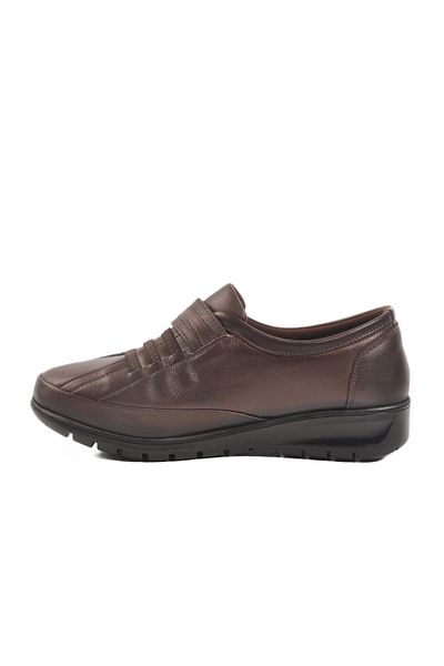 Voyager Brown Genuine Leather Women's Casual Shoes
