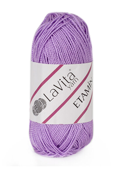 LaVita Yarn Etamin El Örgü İpi %100 Akrilik 30gr (0077 LİLA)
