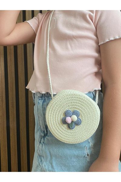 HİMENİSA Straw Girl's Bag