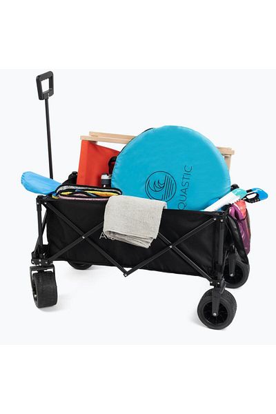 DAR Folding stroller with metal frame and wheels Black – model OM-178-36