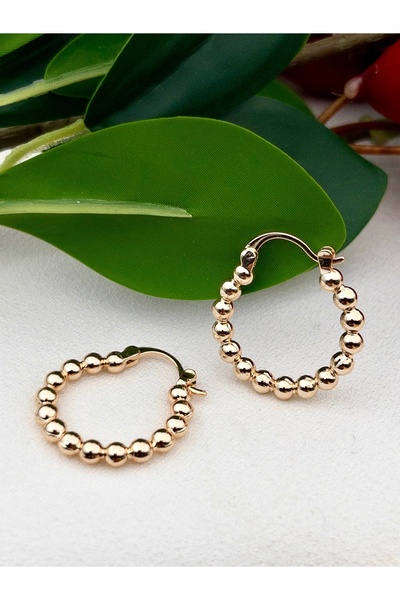 Siya Silver Non-Tarnish Steel Dorical Earrings - 2.2 cm