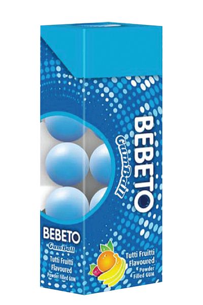 BEBETO Gumball – Tutti frutti flavour gummy candies 30g x 12 x 2 packs