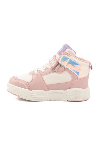Cool Powder Velcro Ankle Length Girl's Sneaker King Long P