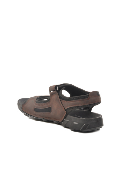 Pierre Cardin Brown Velcro Men's Sports Sandals Pc-7242 m