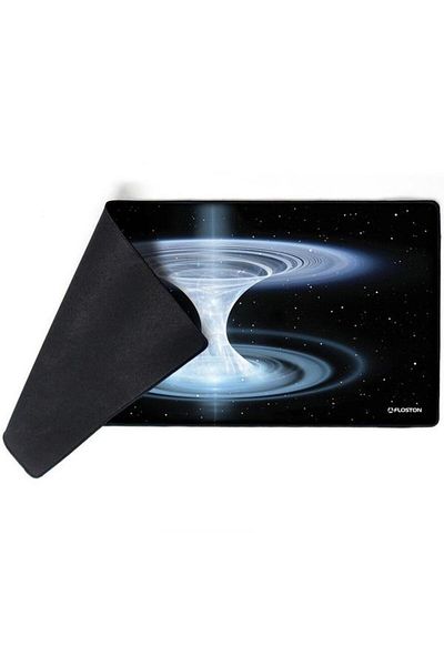 Floston Mouse Pad Black Hole, deskmat XXL, rubber base, textile surface, 1200 x 600 mm