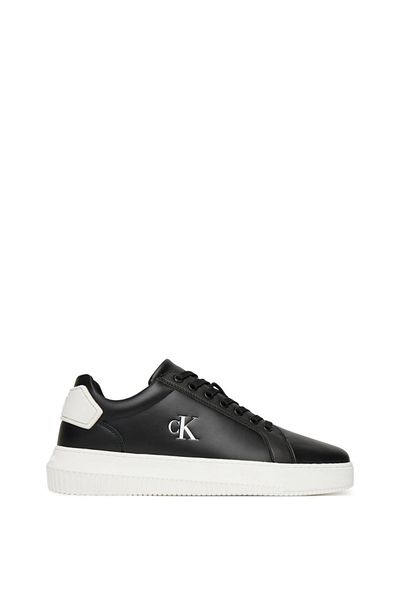 Calvin Klein Men's Chunky Cupsole Ru Patch Lth Sneakers - Black