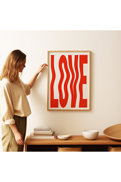 ARTHOUSECOLLECTIVE Poster de dragoste - Dragoste - Poster fără cadru în dimensiunile picturii
