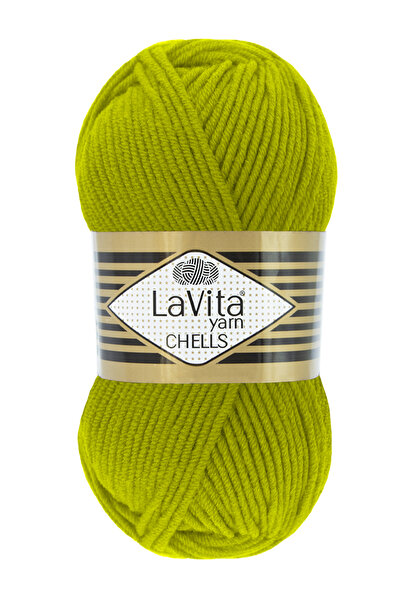 LaVita Yarn Fir de tricotat manual Chells 100% acrilic 100gr (9657 VERDE)