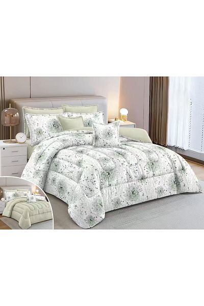 SNOOZYL Luxurious double bed sheet, printed, made of microfiber, size 240*260 cm