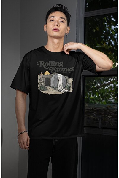 Fuddy Moda Μπλουζάκι Unisex Rolling Stones με την επιγραφή  "Since Ad 53 ", Υ...