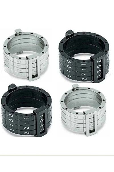 vogutima Men's Women's Steel Ring-Date Wedding Ring Ring •White Color • to Lo...