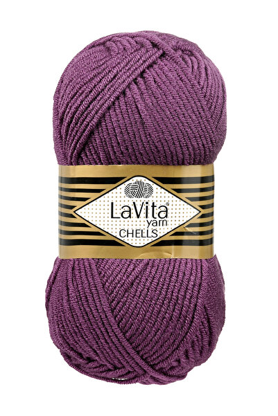 LaVita Yarn Fir de tricotat manual Chells 100% acrilic 100gr (43-036 MÜRDÜM)