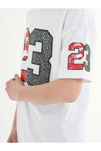 Zekids Tricou oversize din bumbac scris pentru copii 23