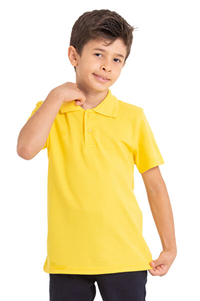 ares kids Unisex Combed Cotton Polo Neck School T-Shirt