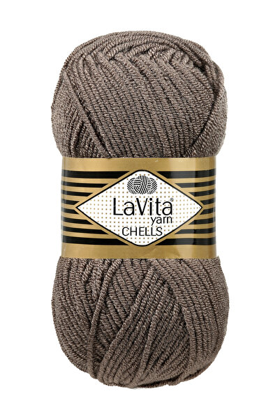 LaVita Yarn خيوط تريكو يدوية من تشيلز 100% أكريليك 100 جرام (9796 TOPRAK)