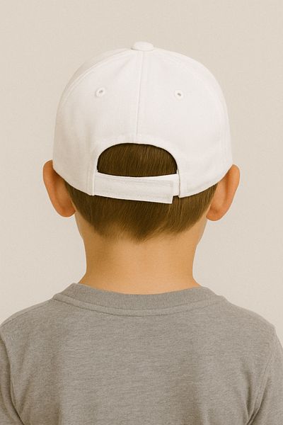 sielta Moon Star Turkish Flag Written Printed White Boy Sports Hat Cap
