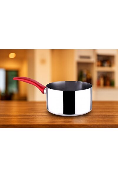 Metler وعاء صلصة وحليب من الفولاذ المقاوم للصدأ مقاس 18 × 10 سم - وعاء طهي ال...