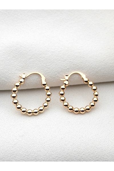 Siya Silver Non-Tarnish Steel Dorical Earrings - 2.2 cm