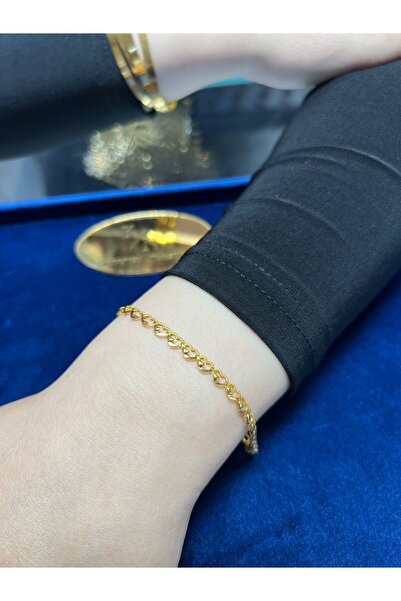 kuyumcu nurettin 2,90 gr (GRAM) Tam Tur Kalp Desenli Kunye 22(916) Ayar Altın