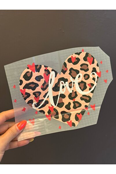 Gönülden Tasarım IMPRIMARE DE TRANSFER DE INIMI CARE SE ACHITĂ PE FIER DE FIER ARMĂ 20X15 CM