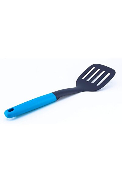 Generic Andliving Nylon Slotted Turner with Blue PolyPropylene Handle AL0227-BL