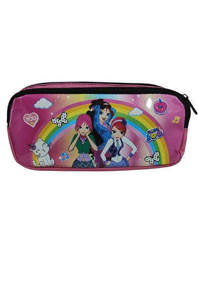 PartAntalya Girl's Pelina Pencil Case Double Compartment Pencil Case 2 Compartment Pencil Case