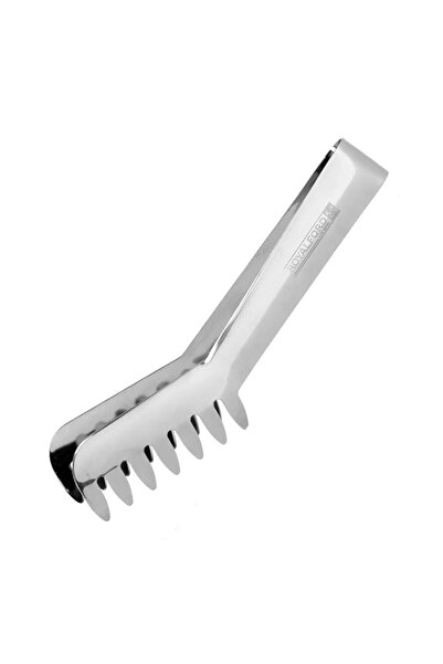 Generic Royalford Stainless steel Food Tong, Silver